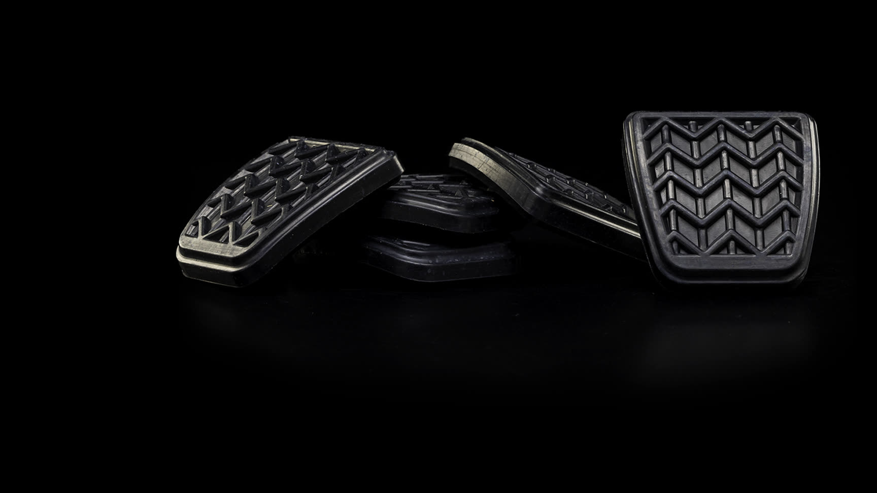 Moulded for the pedal.
